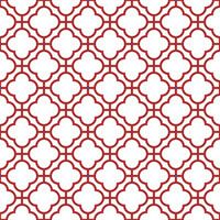 Seamless geometric pattern with Chinese and Japanese style vector