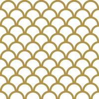 Seamless geometric pattern with Chinese and Japanese style vector