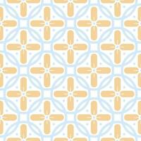 Seamless geometric pattern with Chinese and Japanese style vector