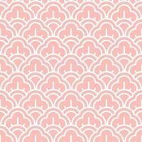 Seamless geometric pattern with Chinese and Japanese style vector