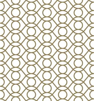 Seamless circle pattern with a modern  style vector
