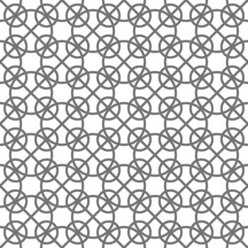 Seamless circle pattern with a modern  style vector