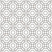 Seamless circle pattern with a modern  style vector