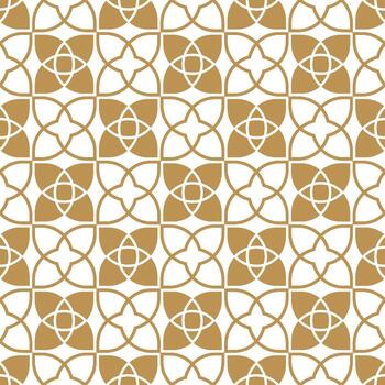 Seamless geometric pattern with Chinese and Japanese style vector