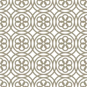 Seamless circle pattern with a modern  style vector