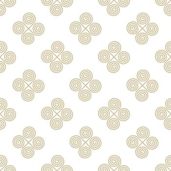 Seamless circle pattern with a modern  style vector