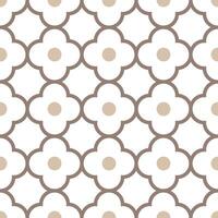 Seamless geometric pattern with an Arabic style vector