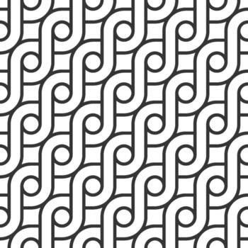 Seamless circle pattern with a modern  style vector