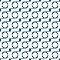 Seamless circle pattern with a modern  style vector