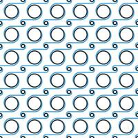 Seamless circle pattern with a modern  style vector