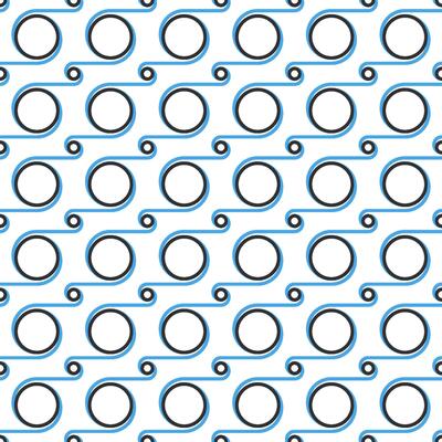 Seamless circle pattern with a modern  style