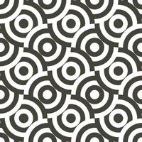 Seamless circle pattern with a modern  style vector