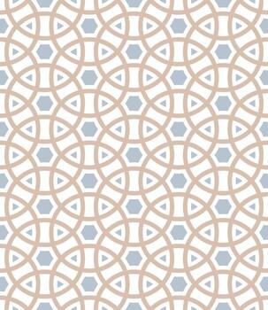 sin costura geométrico modelo con chino y japonés estilo vector