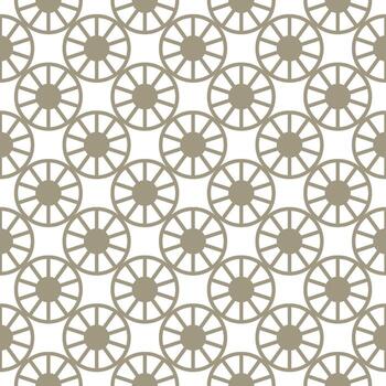 Seamless circle pattern with a modern  style vector