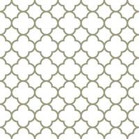 Seamless geometric pattern with an Arabic style vector