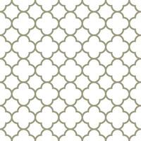 Seamless geometric pattern with an Arabic style vector