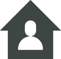 Home homepage icon symbol vector image. Illustration of the house real estate graphic property design image