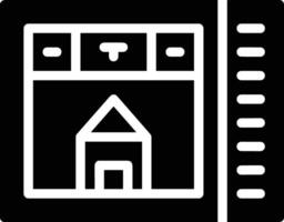 Home homepage icon symbol vector image. Illustration of the house real estate graphic property design image