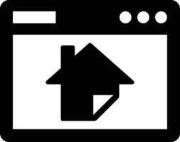 Home homepage icon symbol vector image. Illustration of the house real estate graphic property design image