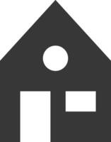 Home homepage icon symbol vector image. Illustration of the house real estate graphic property design image