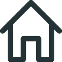 Home homepage icon symbol vector image. Illustration of the house real estate graphic property design image