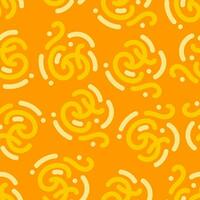 yellow orange abstract seamless pattern creative vintage design background vector illustration