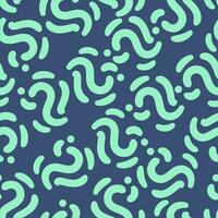 green blue abstract seamless pattern creative vintage design background vector illustration