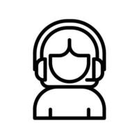 Communication icons in various shapes in flat, line, colored styles. vector