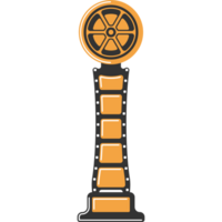 Movie Star Award Illustration PNG Transparent Background