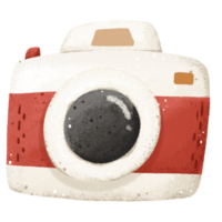 foto camera, rood camera element png