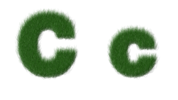 herbe alphabet c png transparent Contexte