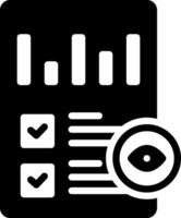 solid icon for brief vector