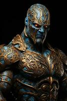 AI generated Bodybuilding Passion Realistic Photo of Bodybuilder Racer New and Modern Gym Concept Generative AI
