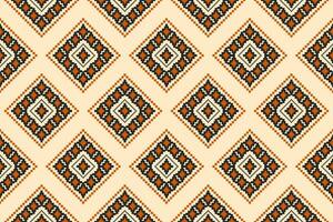 Geometric ethnic seamless pattern traditional. American, Mexican style. Aztec tribal ornament print. vector