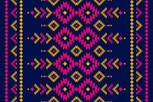 Beautiful ethnic tribal pattern art. Ethnic geometric seamless pattern. American, Mexican style. vector