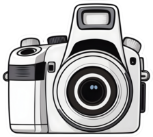 AI generated an camera icon cartoon png