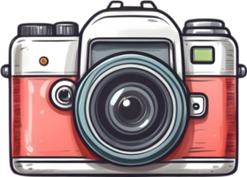 AI generated an camera icon cartoon png