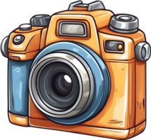 AI generated an camera icon cartoon png