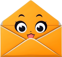 AI generated an envelope ,mail icon png