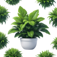 ai generado planta en un maceta clipart png