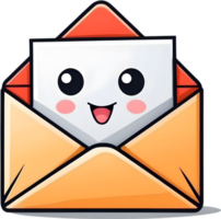 AI generated an envelope ,e-mail icon png