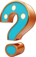 AI generated question mark png transparent background