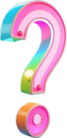 AI generated with question mark png