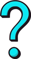 AI generated with question mark png