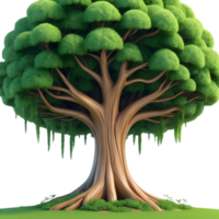 AI generated tree clipart tree png