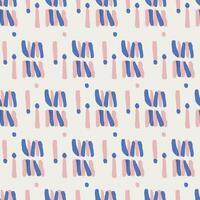 Vector doodle layers of line illustration seamless repeat pattern digital artwork