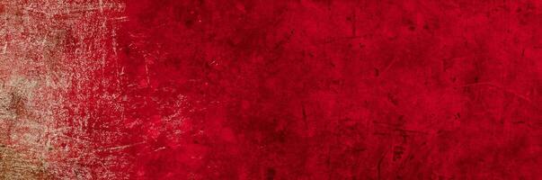 Old wall texture cement black red  background abstract dark color design are light with white gradient background. photo