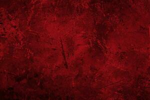 Dark red rusted metal plate texture background. photo