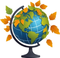 ai generiert Erde Logo zum Welt Umgebung sicher png