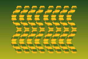 vector modern abstract green and yellow color curves line background